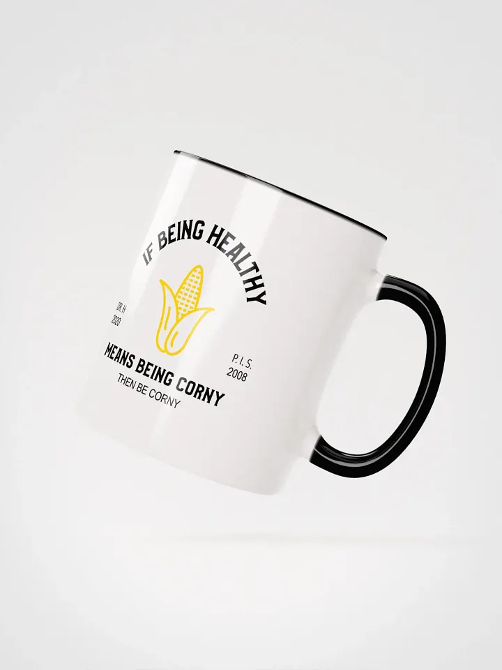 Corny Is Healthy - Mug with Color Inside product image (2)