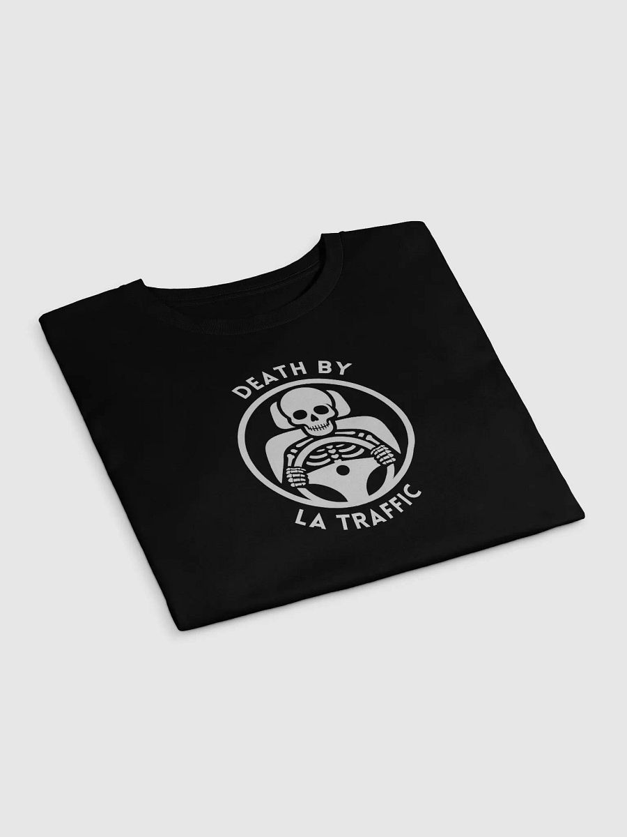 Death by LA Traffic Black Crop Top - High-End Quality Fabric product image (3)