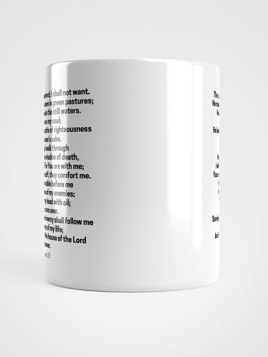 The Lord Is My Shepherd Psalm 23 White Glossy Mug 11/15/20oz product image (15)