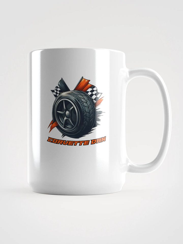 Corvette Dan Checkered Flag Coffee Mug product image (1)