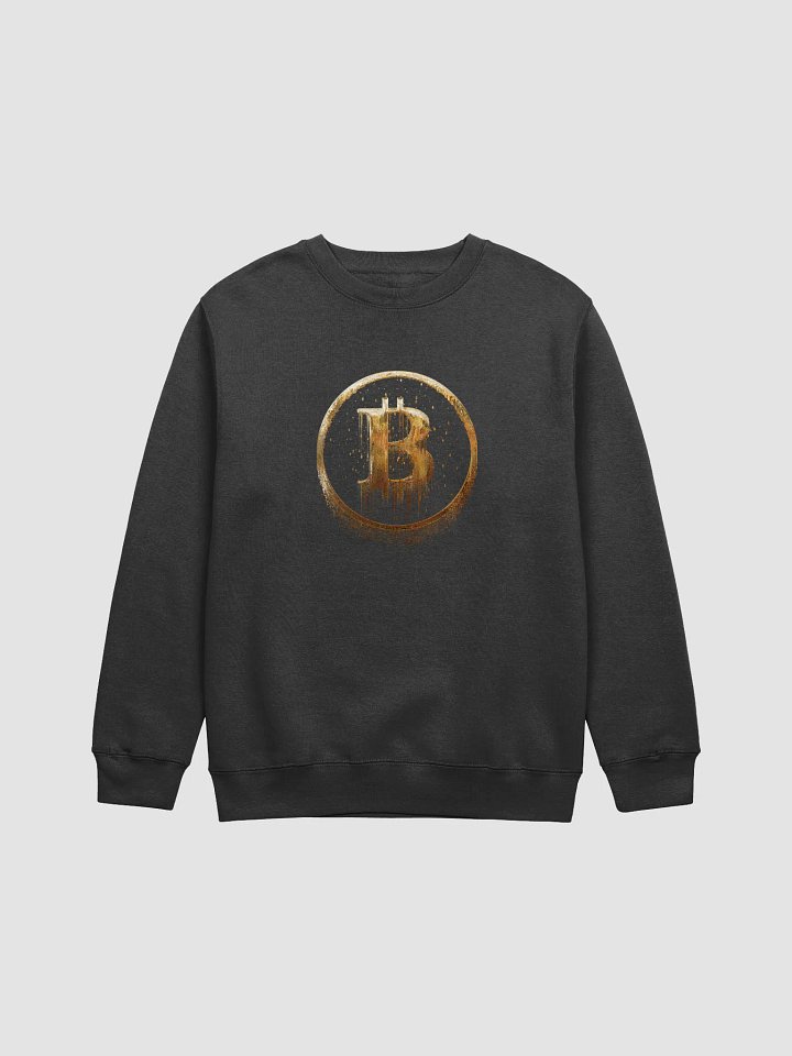 Liquid Gold Bitcoin Logo Crewneck Sweatshirt product image (1)