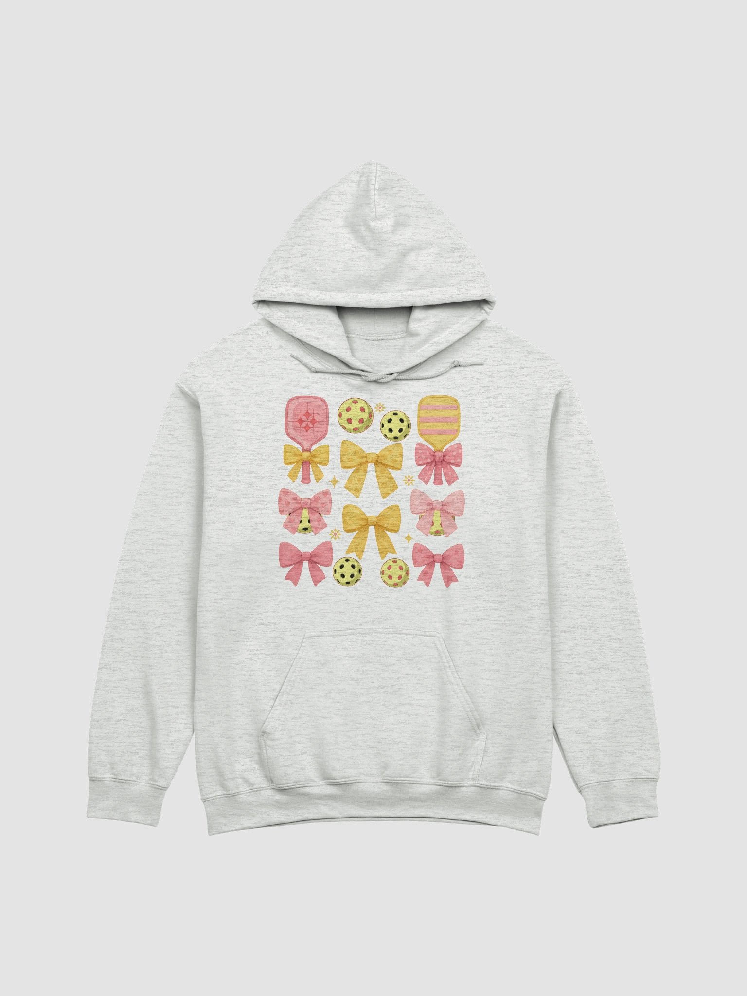 Pickleball Paddles Bow Symmetrical Charm Hoodie product image (21)