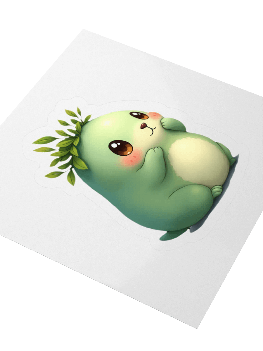 Blushing Plant Creature Kiss Cut Stickers product image (3)