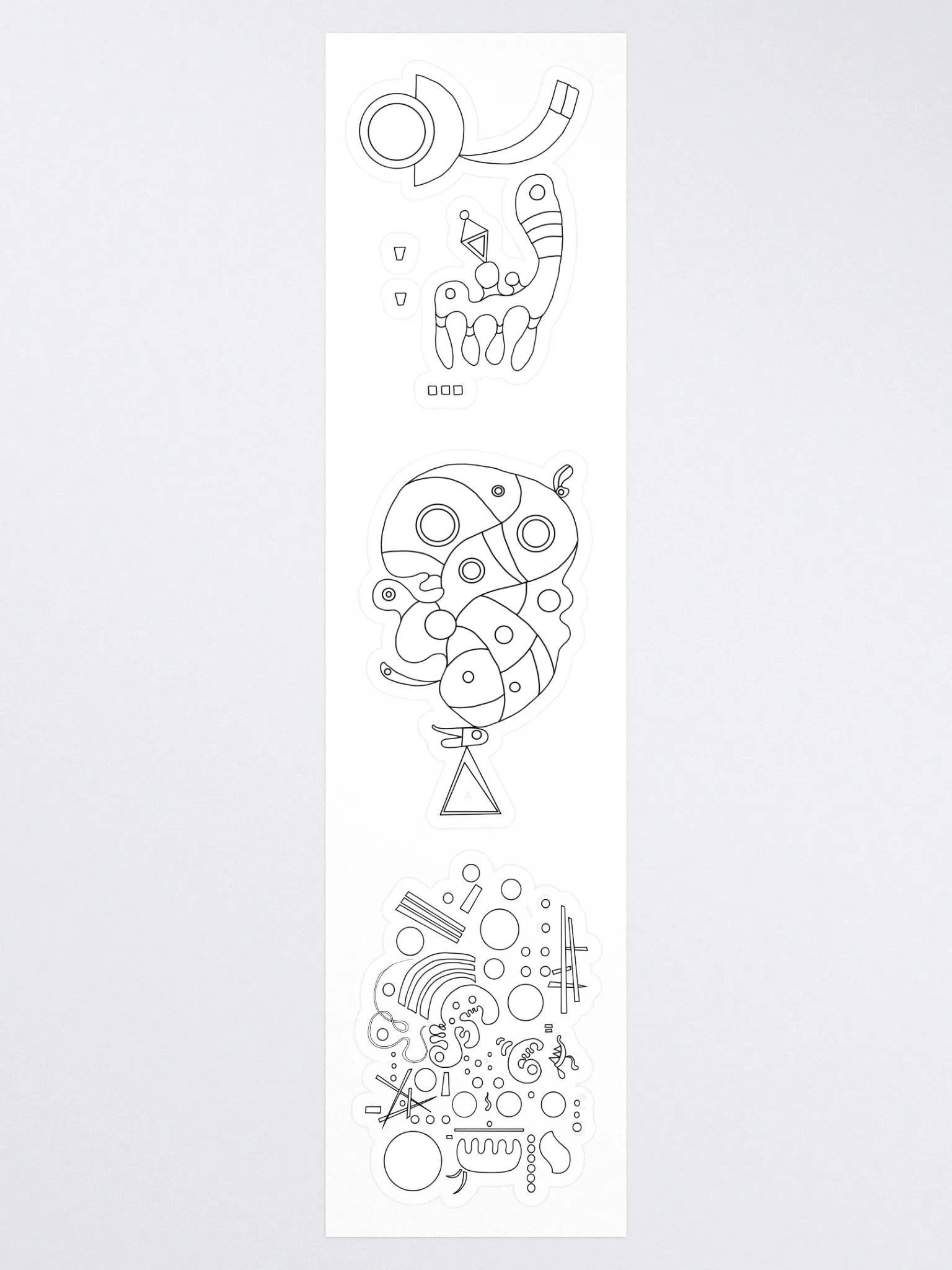 Color-Your-Own Kandinsky's Stickers! product image (3)