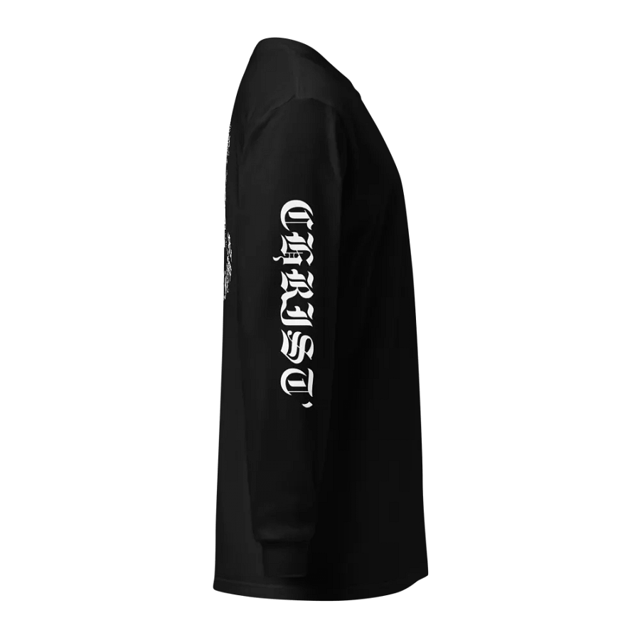 Christ Warriors | Logo Black Longsleeve Tee product image (4)