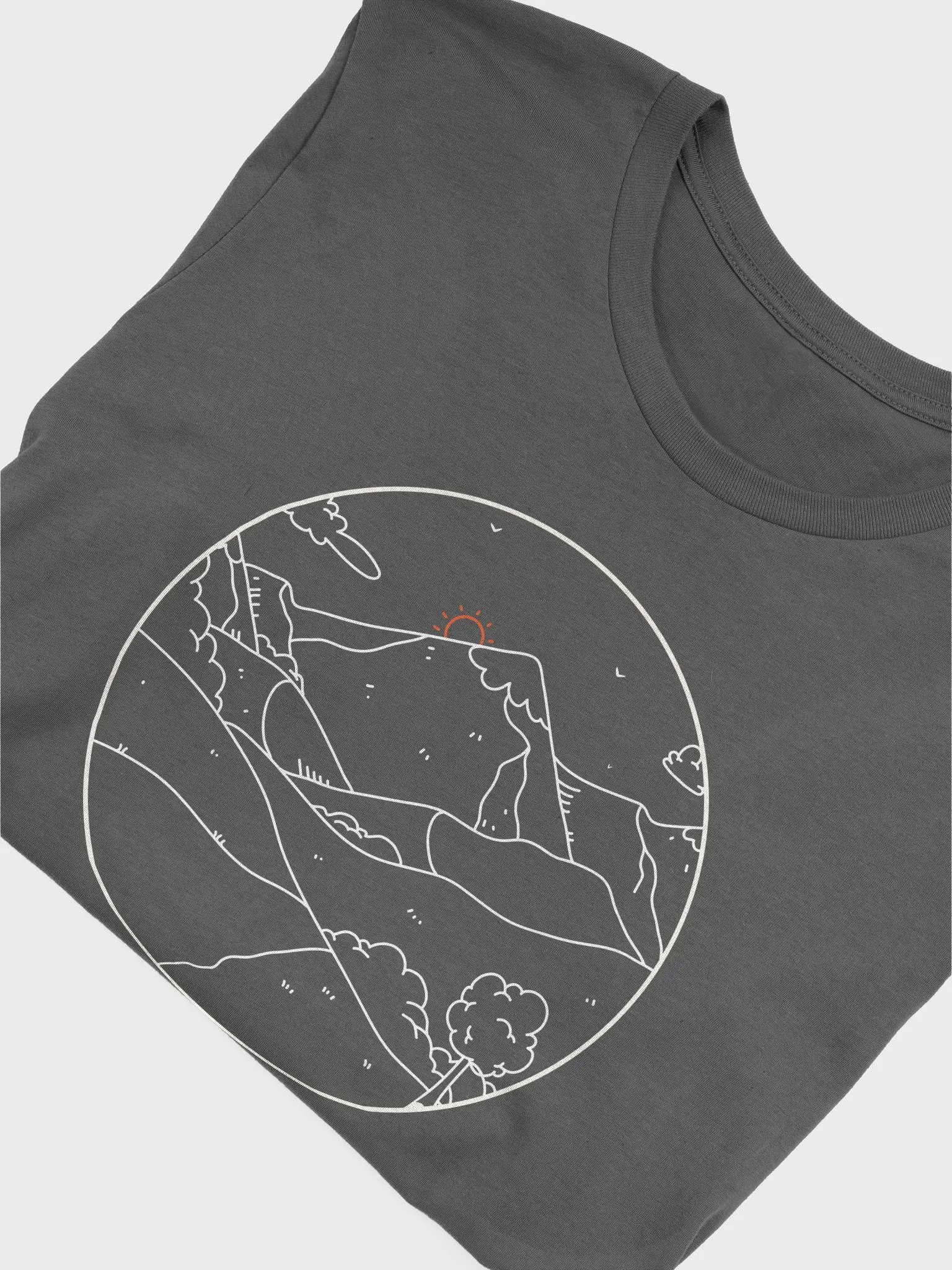 Mountain Scenery Line Art Graphic T-Shirt product image (28)