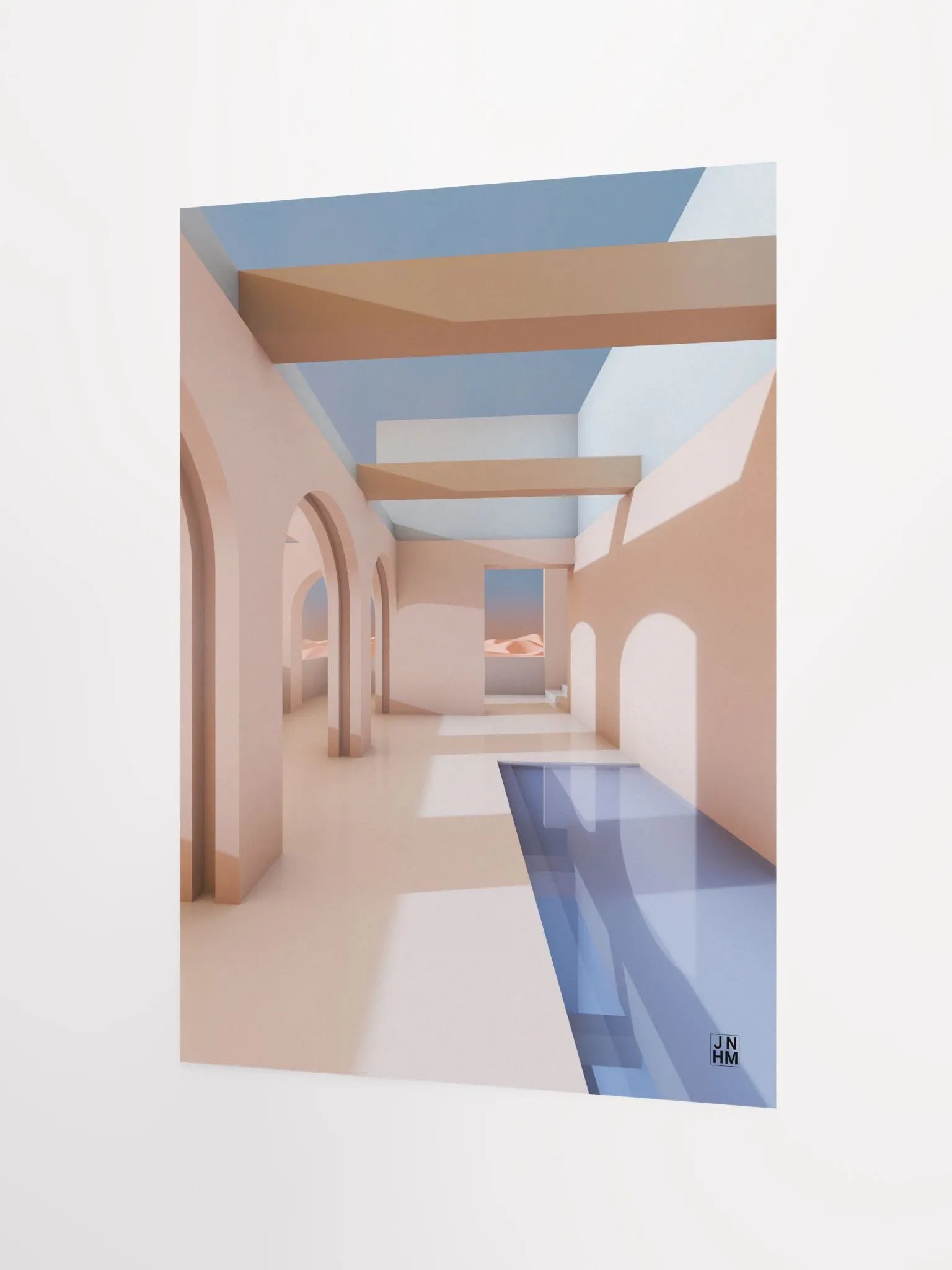 Architectural Landscape - Sand Palace 01 12"x16" Frameless product image (2)