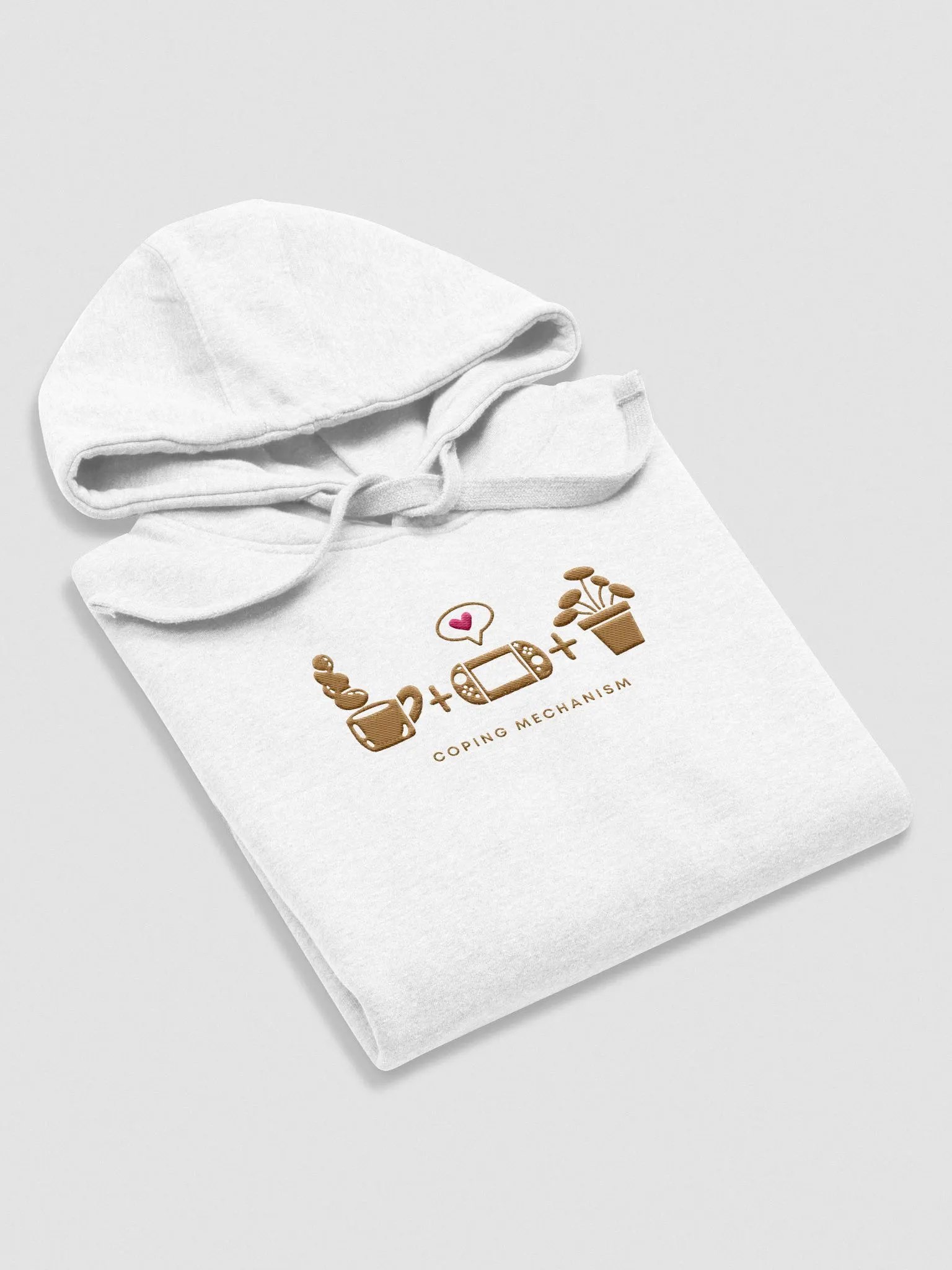 COPING MECHANISM BROWN HOODIE product image (2)