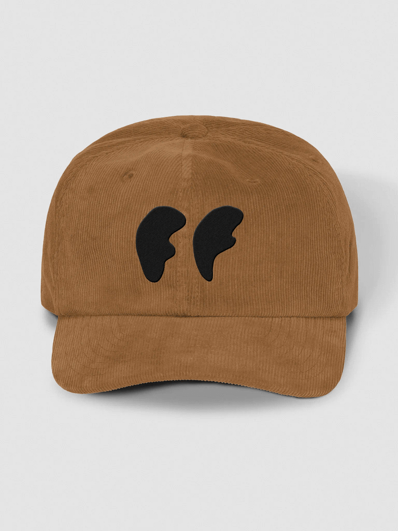 Black FF · corduroy dad hat