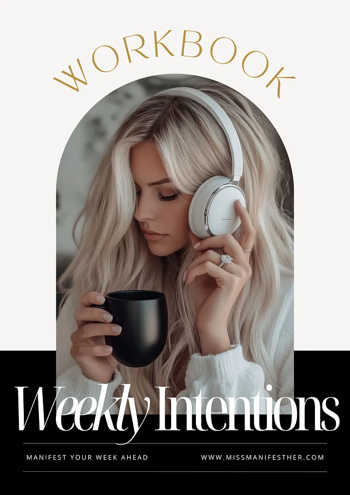 FREEBIE! Weekly Intention Setting Workbook product image (1)