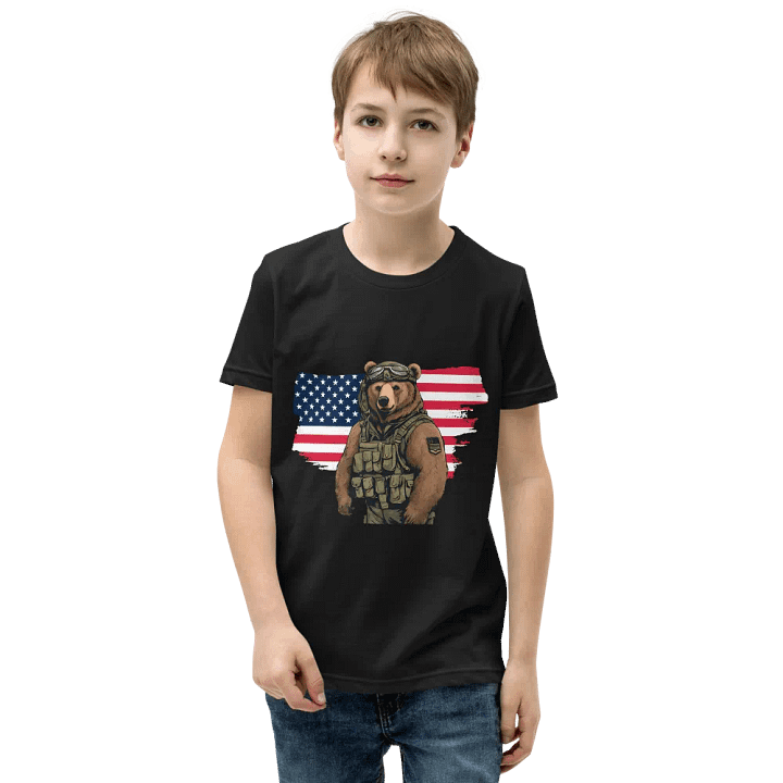 Patriotic Bear Youth T-Shirt product image (1)