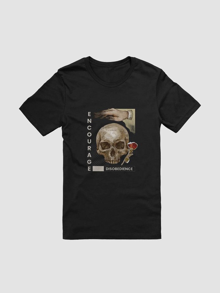 Encouraging Disobedience Skull T-Shirt product image (4)