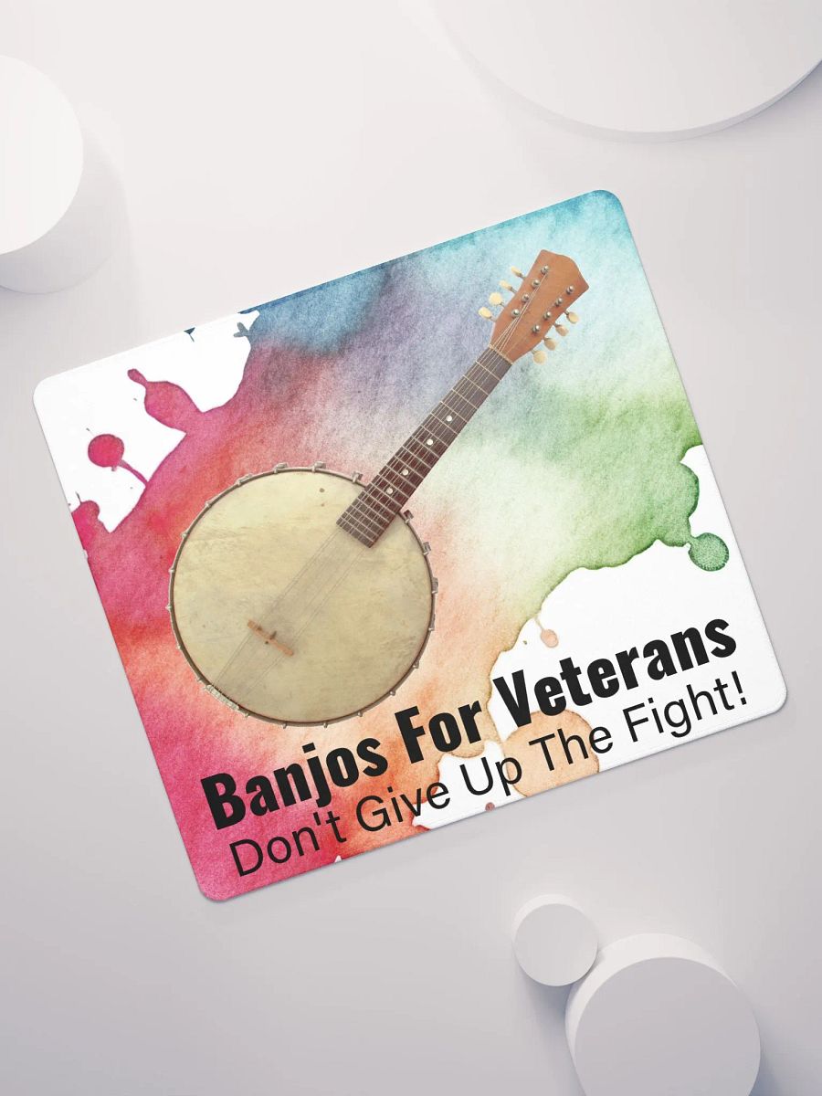 Banjos For Veterans (B4V) Artwork Gaming Mouse Pad product image (7)