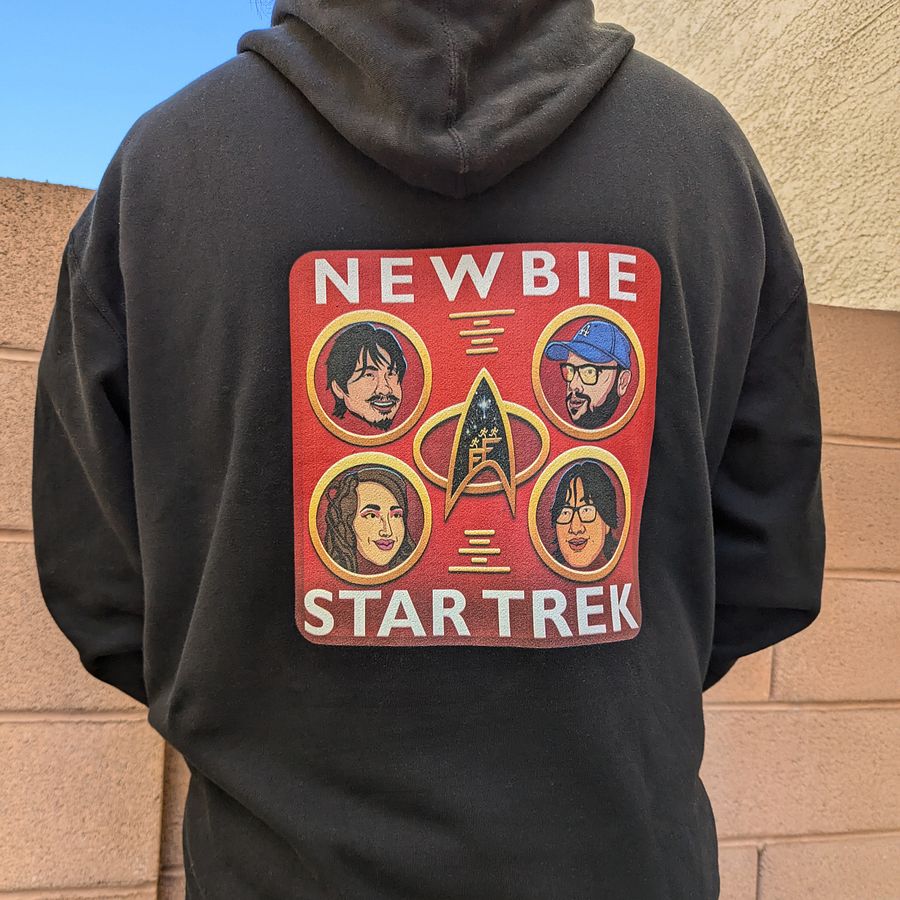 Newbie Star Trek Embroidered Logo Zip-up Hoodie product image (5)