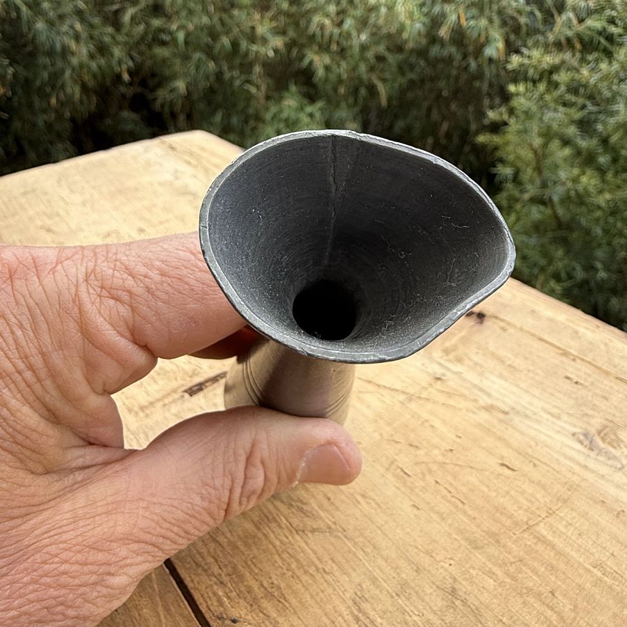 🎎 Mid-Showa Aluminum Tokkuri – Small Sake Flask – Japan Antique Roadshow product image (5)