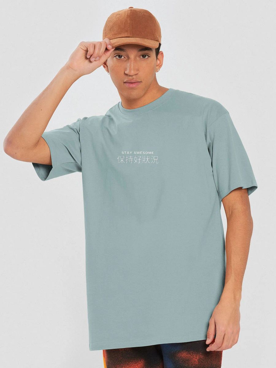 Stay Awesome Printed tee - (Available in 3 colours) product image (16)