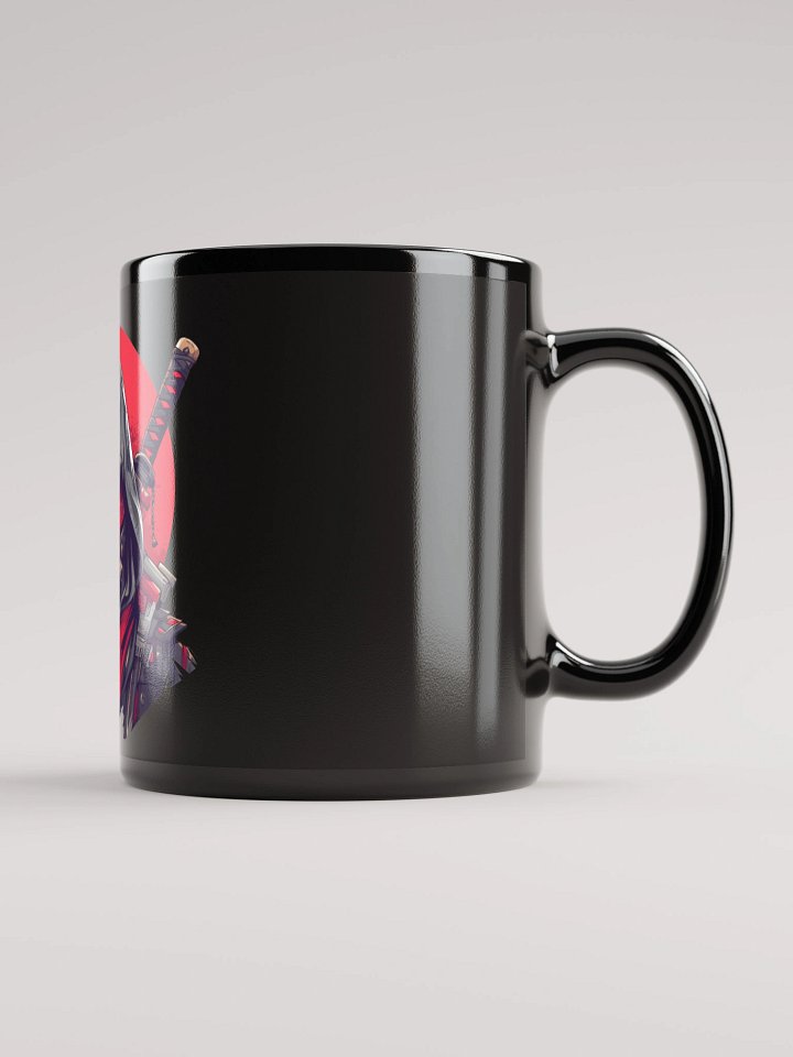Samurai Ninja Warrior Black Ceramic Mug product image (2)