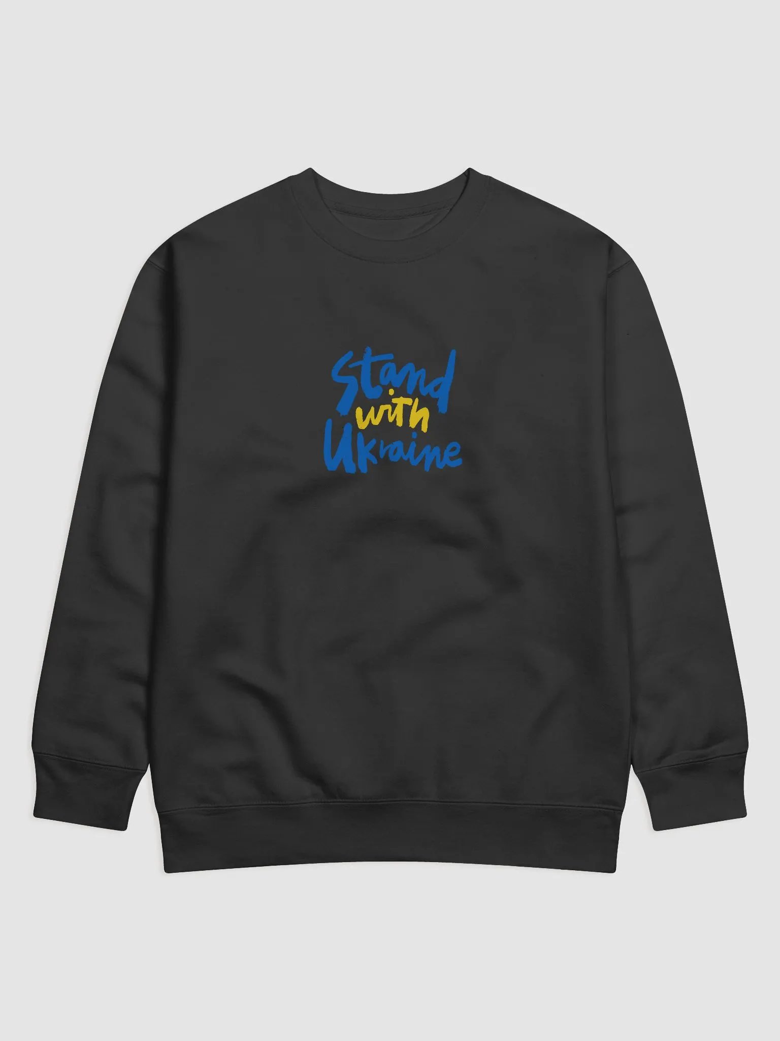 Stand with Ukraine Flag Sweatshirt product image (1)