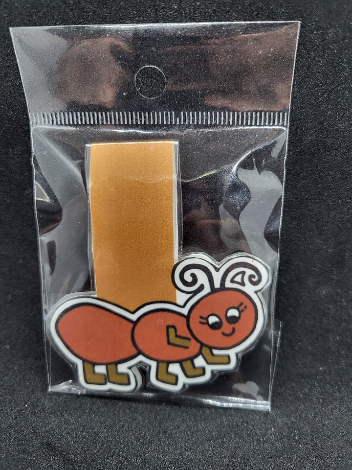 Cute Cartoon Ant Magnetic Bookmark – 3.5" product image (1)