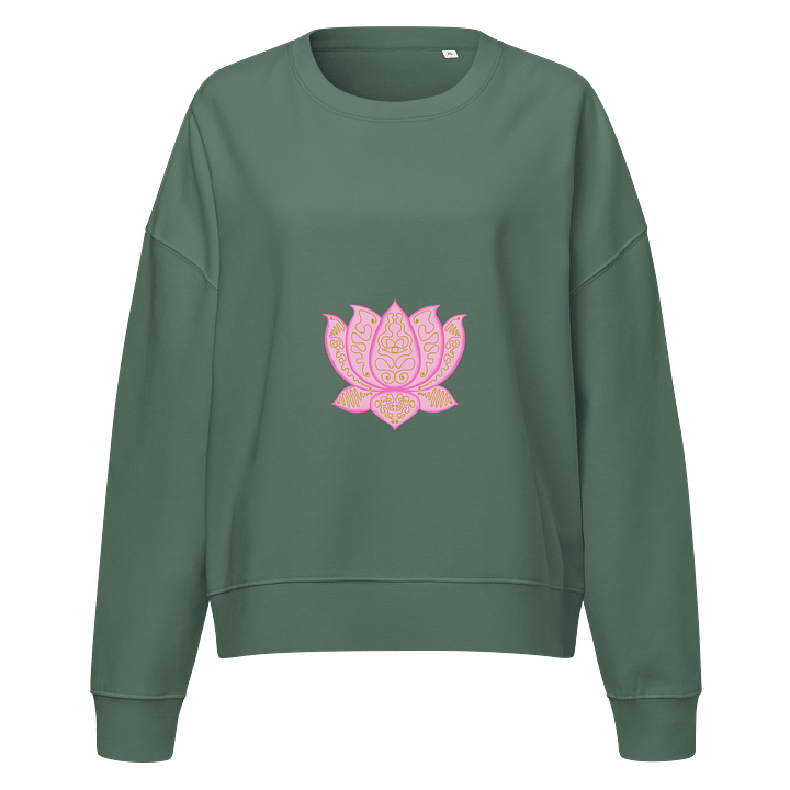 Golden Lotus Women's Organic Sweatshirt product image (1)