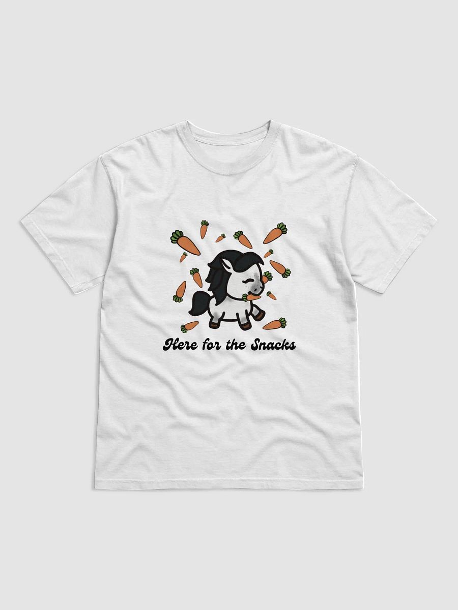 Here For The Snacks Comfort Colors T Shirt product image (1)