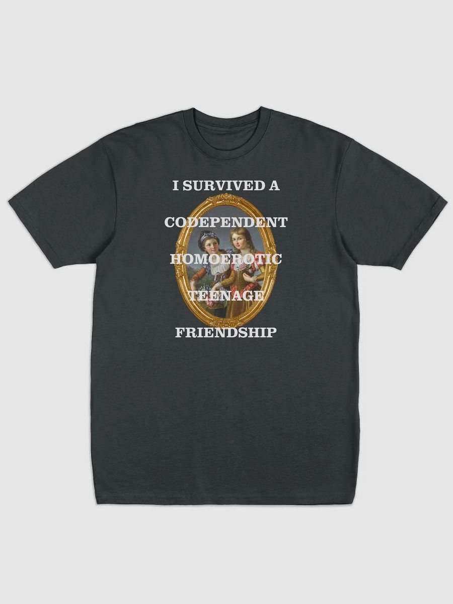Codependent Homoerotic Teenage Friendship Framed Heavyweight T-Shirt product image (1)