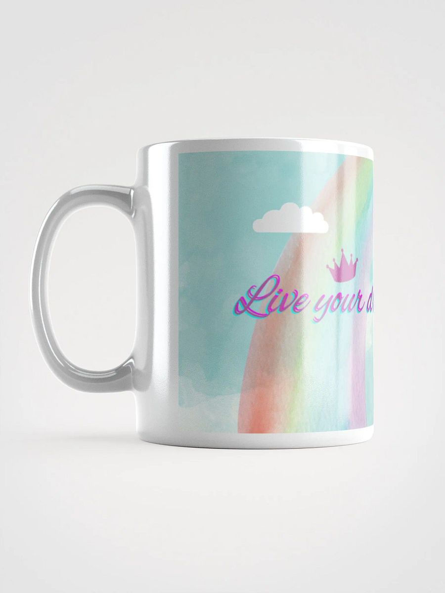 Live Your Dreams Unicorn Mug-White product image (6)