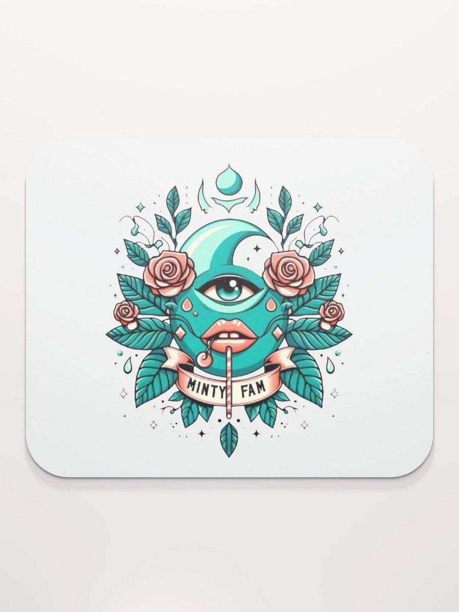 Minty Leaves Mousepad product image (2)