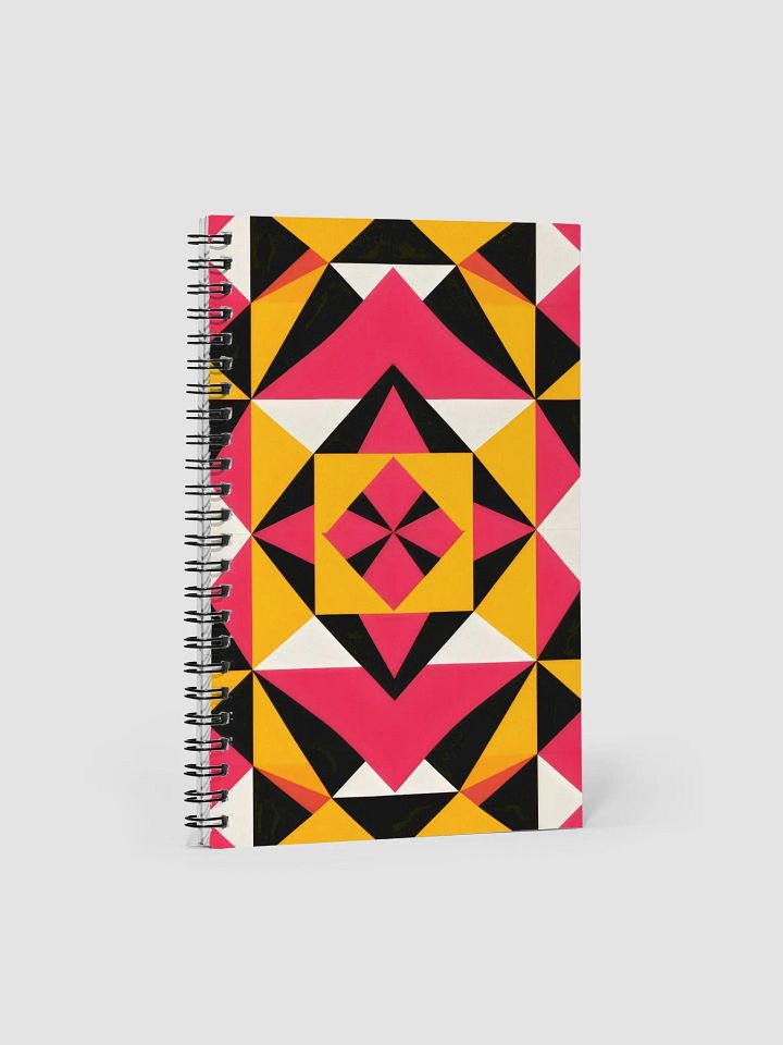 Geometric Harmony Spiral Notebook product image (1)