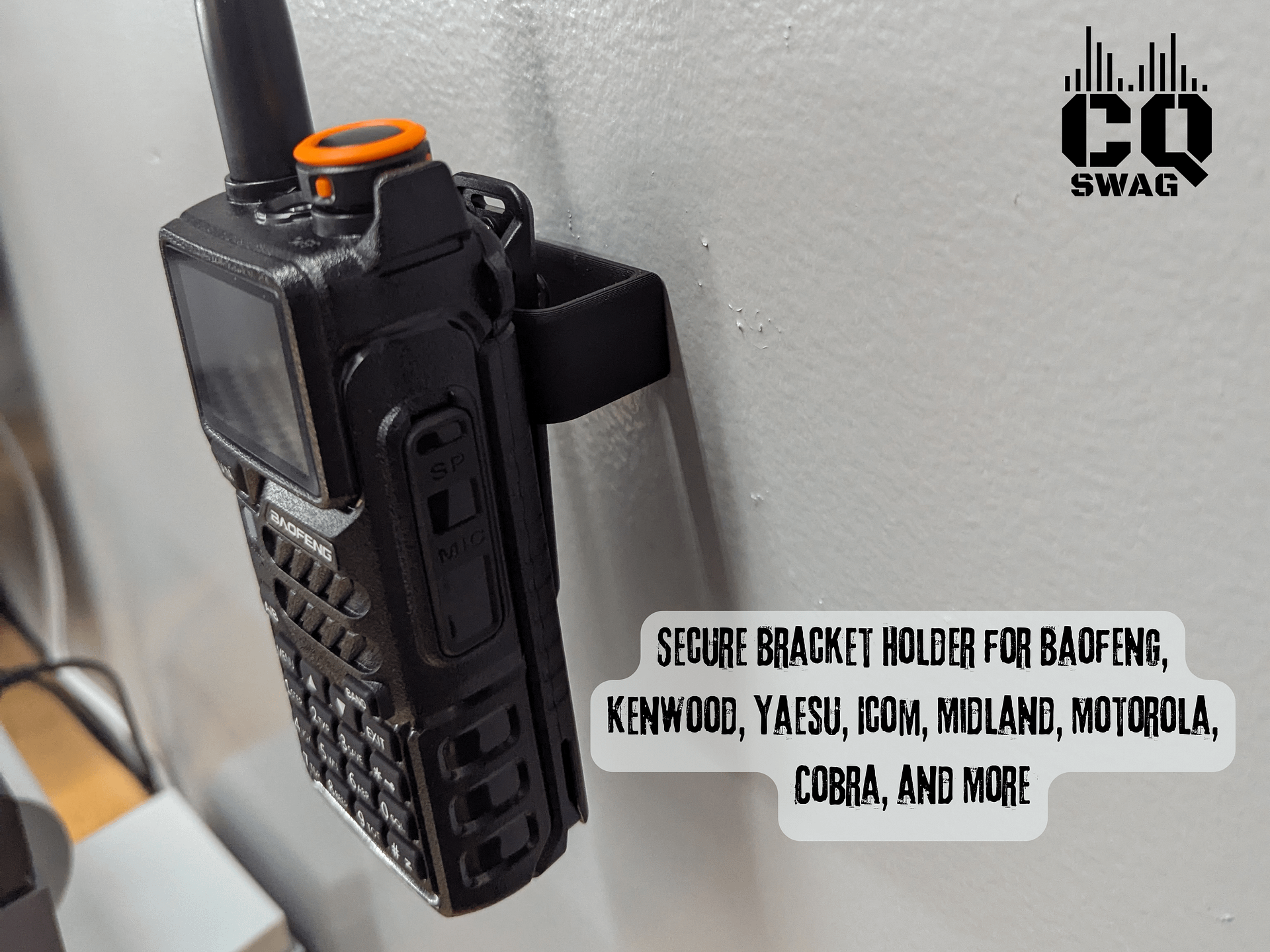 Handheld Ham Radio Wall Mount (4pk) product image (3)