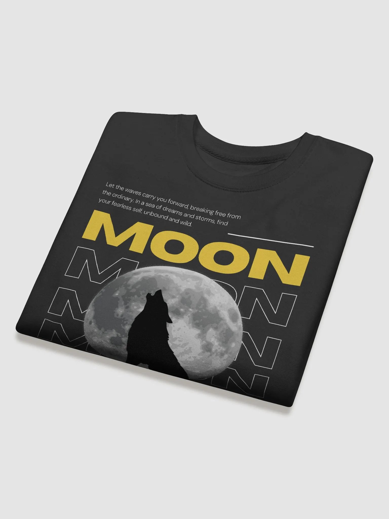 Howling Moon Silhouette Sweatshirt product image (32)