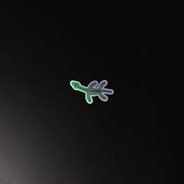 Epic Plesiosaur Holographic Sticker product image (2)