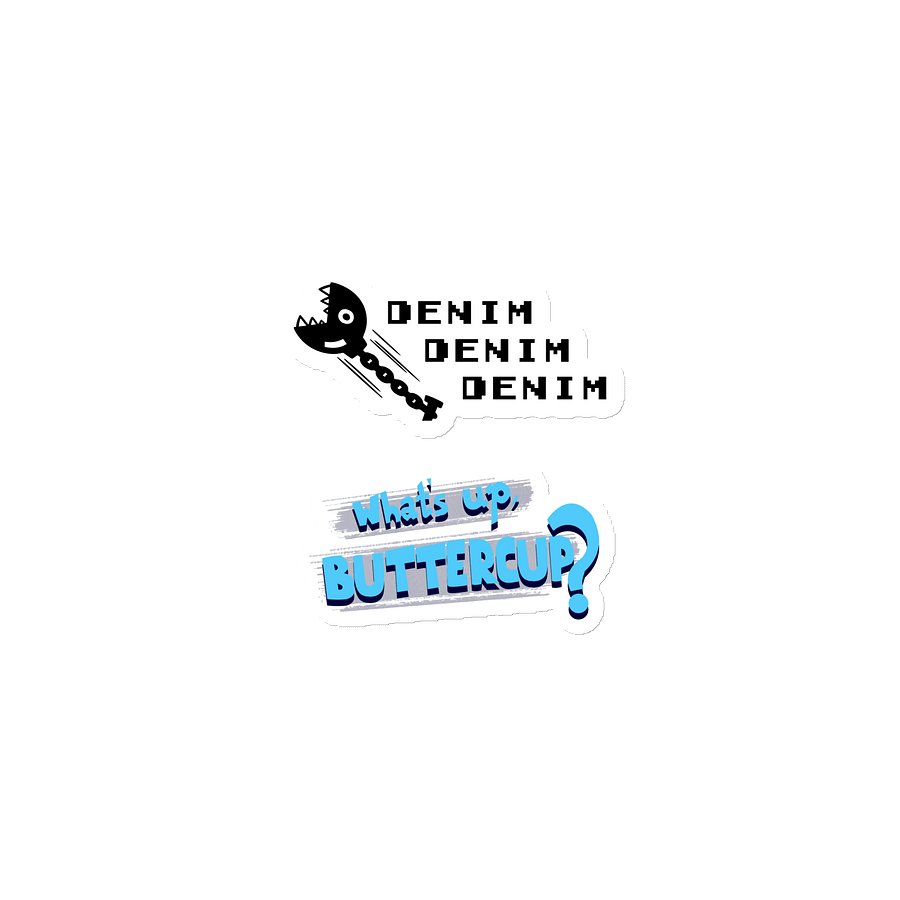 Retro Chomp & Buttercup Die-Cut Magnets product image (1)