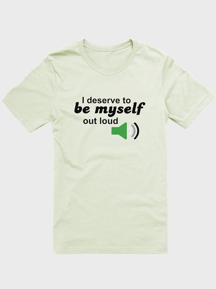 be myself out loud aromantic t-shirt product image (1)