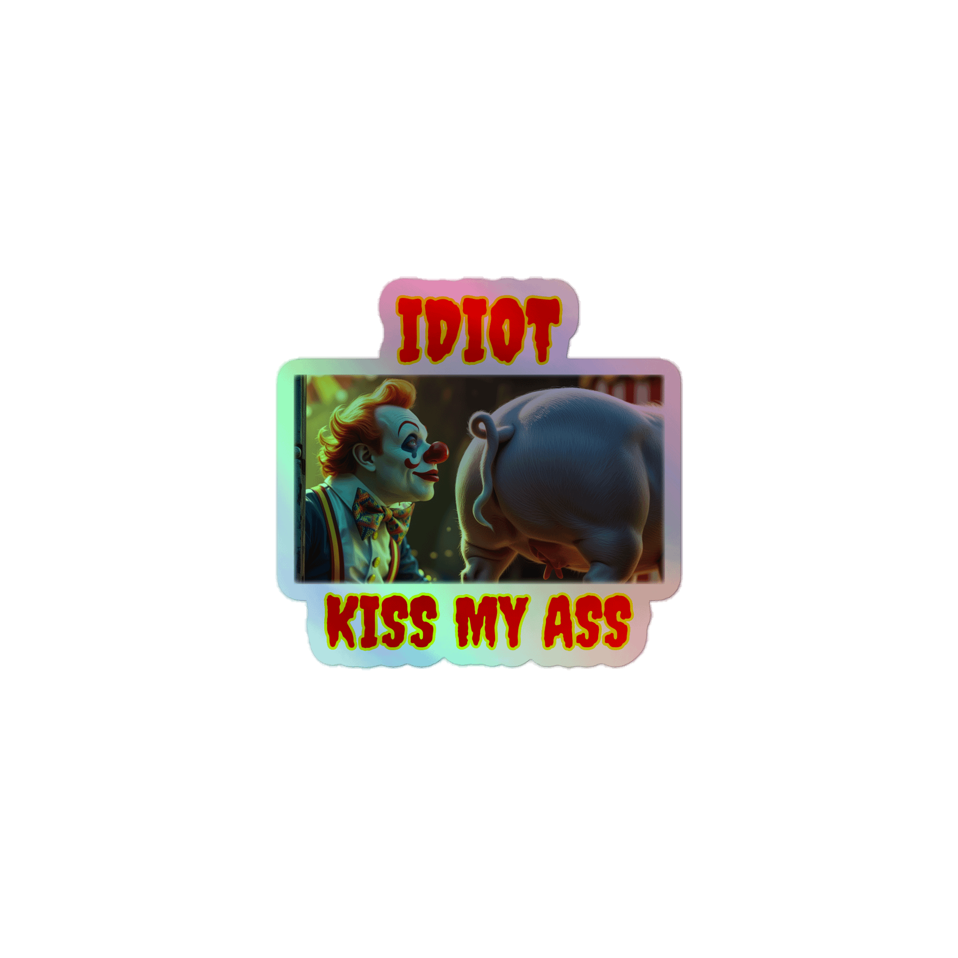 Idiotic Encounter Holographic Sticker Set product image (1)
