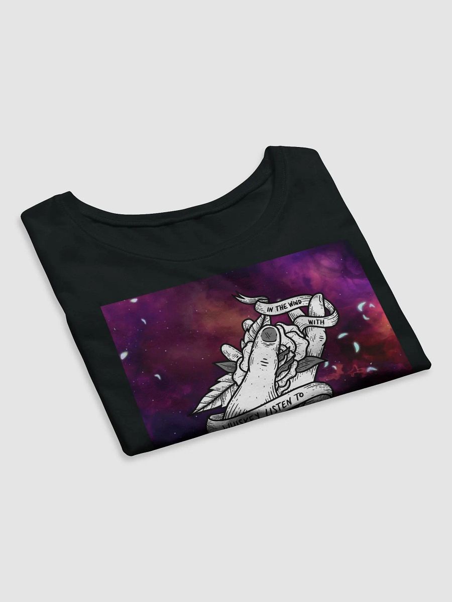 In the Wind with Whiskey Listen to Our Voices Crop tshirt product image (4)