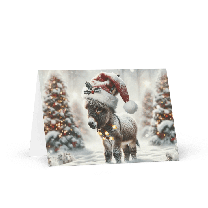 Festive Donkey Christmas Greetings product image (1)