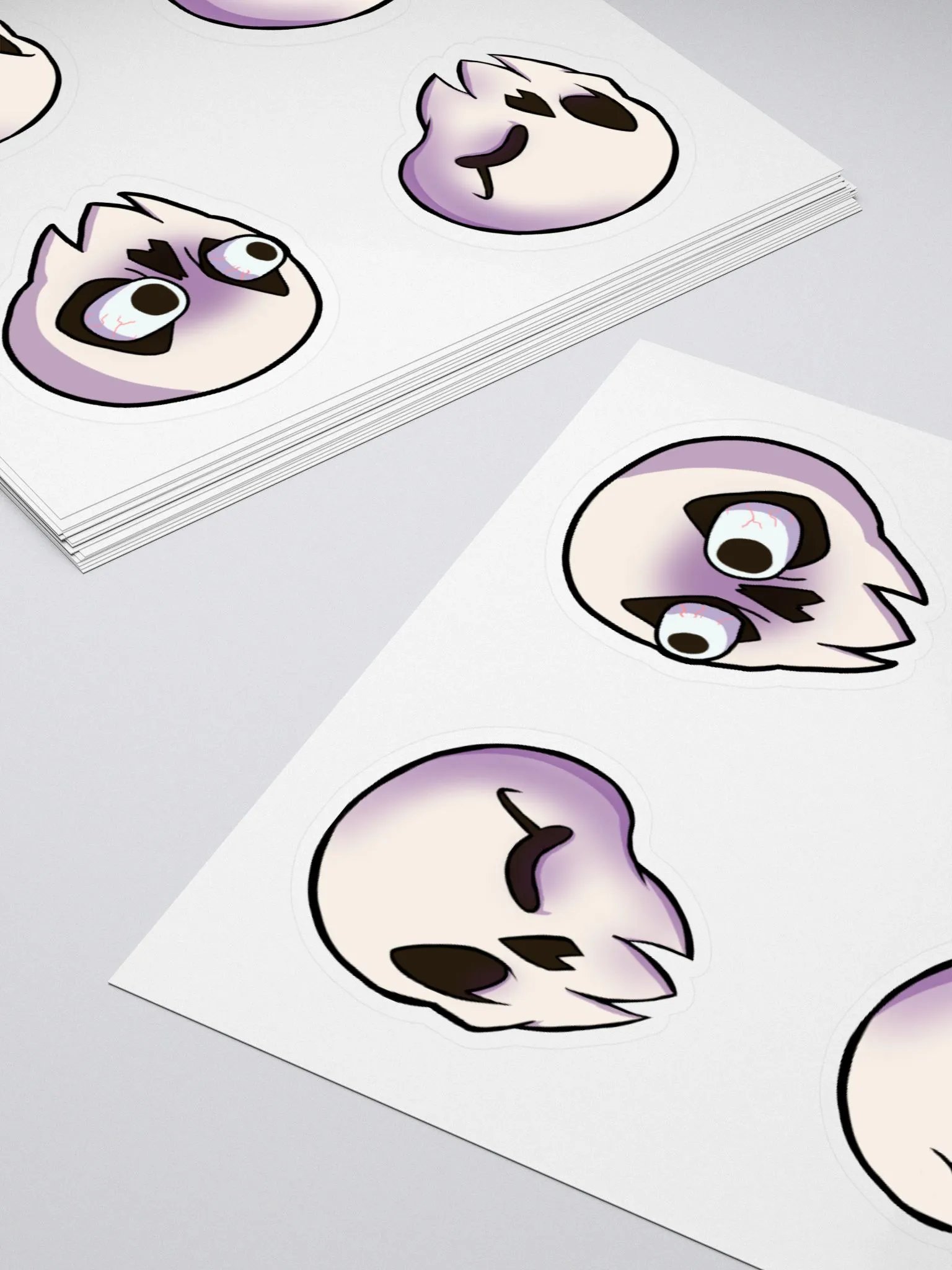 Ricky Skull Emote Stickers product image (4)