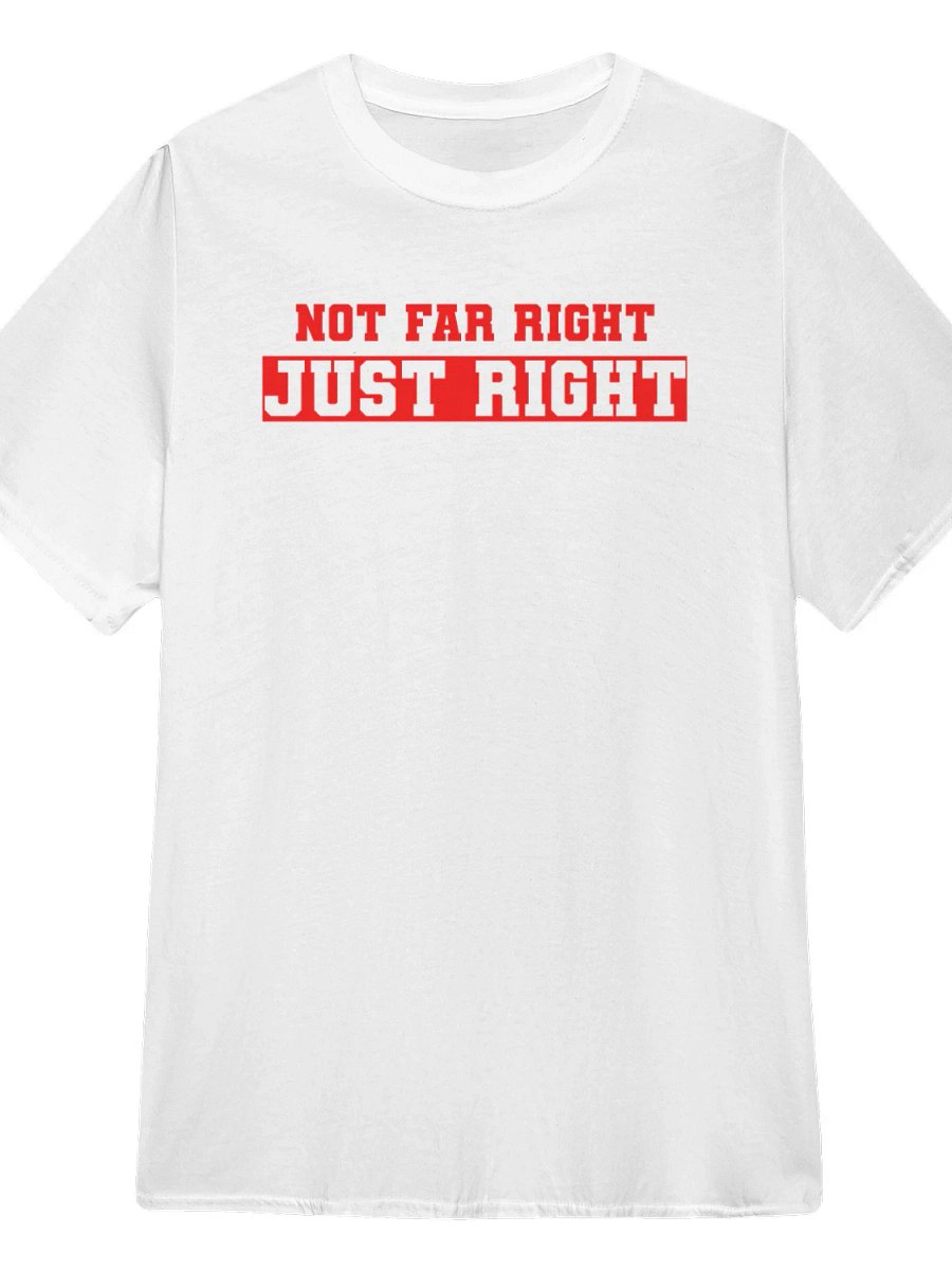 Not Far Right Just Right 2025 T-Shirt product image (1)