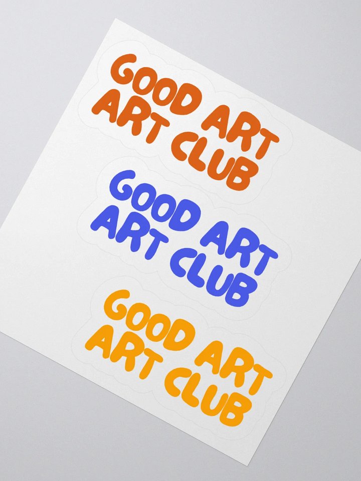 Art Club Sticker Sheet - 3 Stickers product image (1)