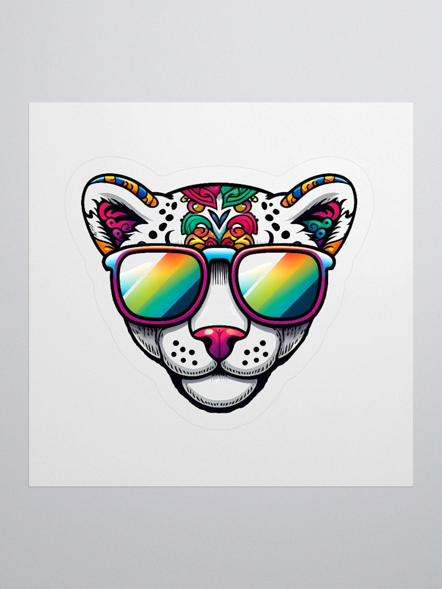 Trippy Leopard Sticker product image (3)