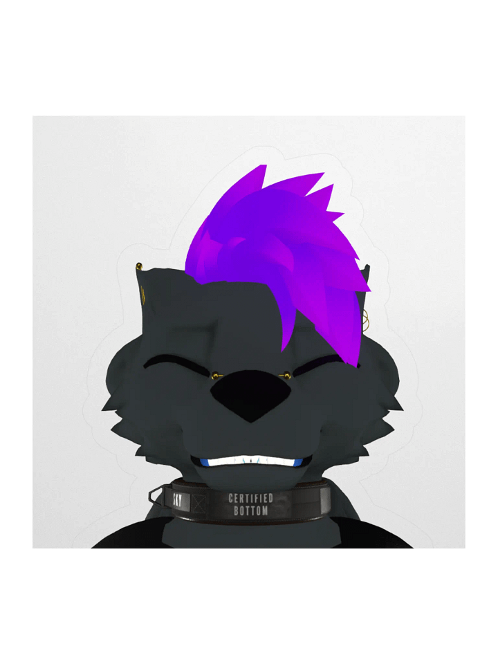 skythe_foxragon Deazear Sticker product image (1)