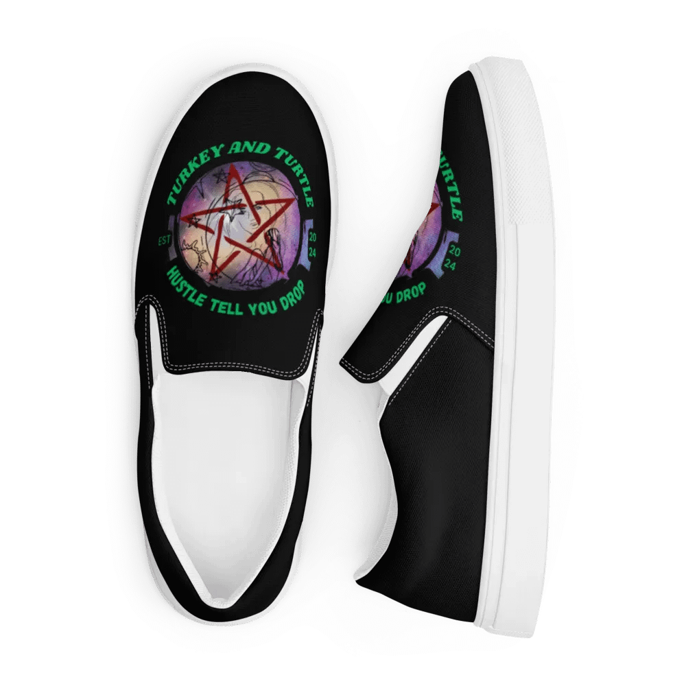 Mystic Pentagram Women's Slip-On Shoes product image (5)