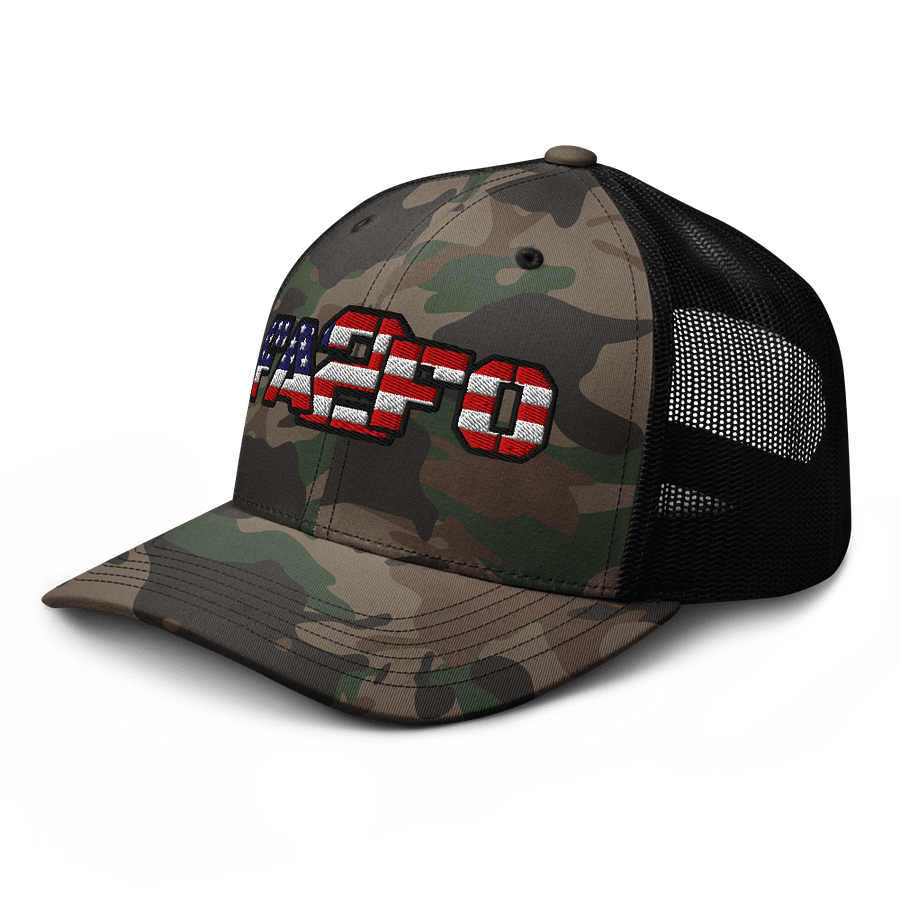 FA2FO Flag Camo Trucker Hat product image (4)
