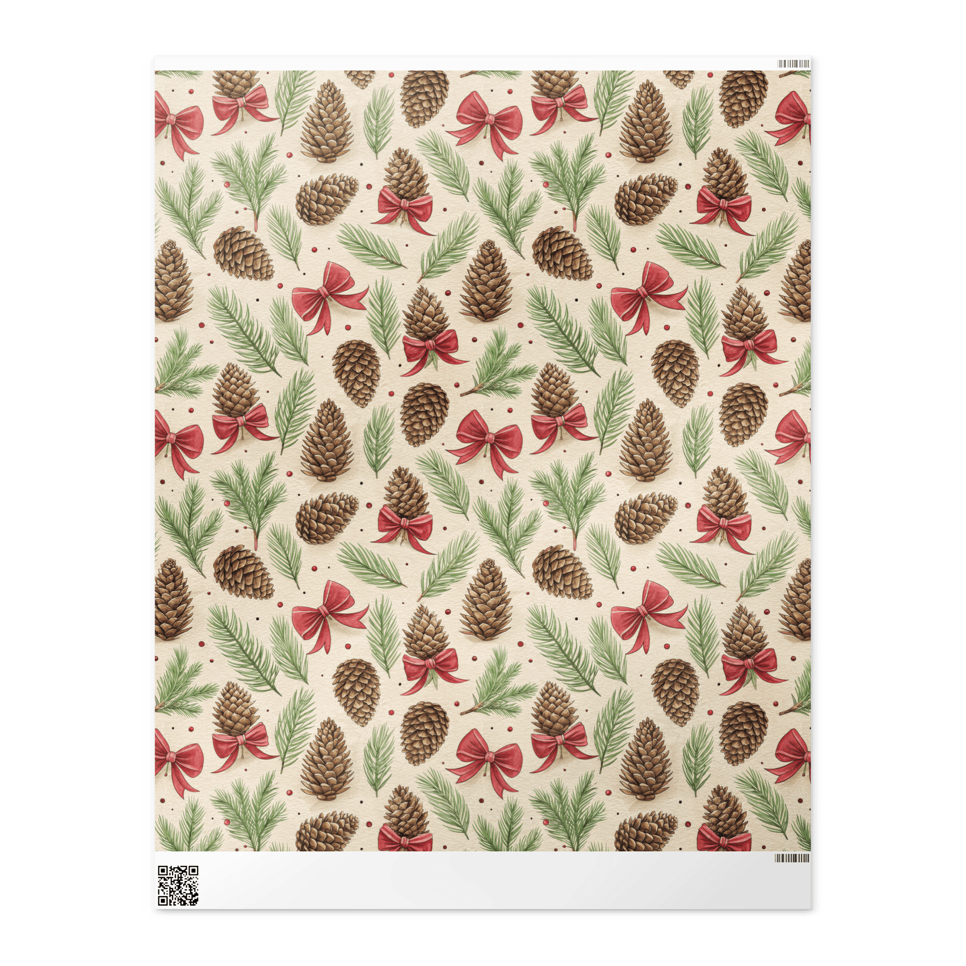 Peaceful Pinecone Holiday Wrapping Paper product image (2)