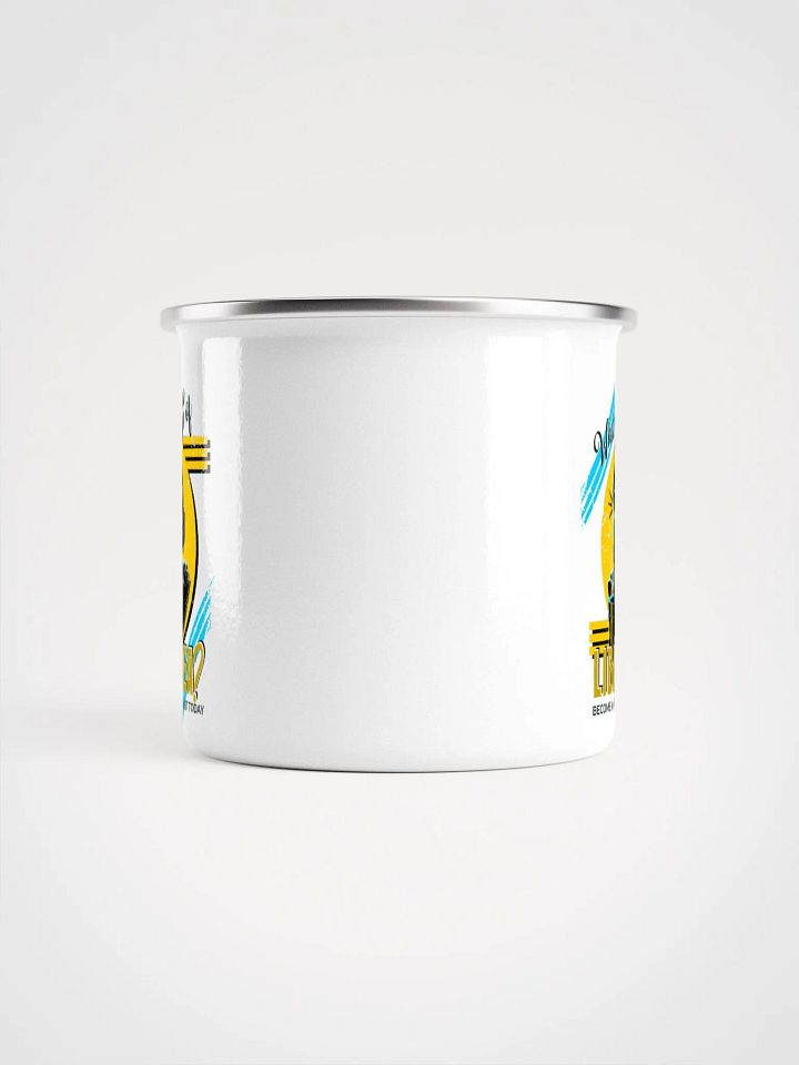 Helldivers 2 Enamel Camp Mug | What About a Cup of Liber-Tea? Retro Military Design product image (2)