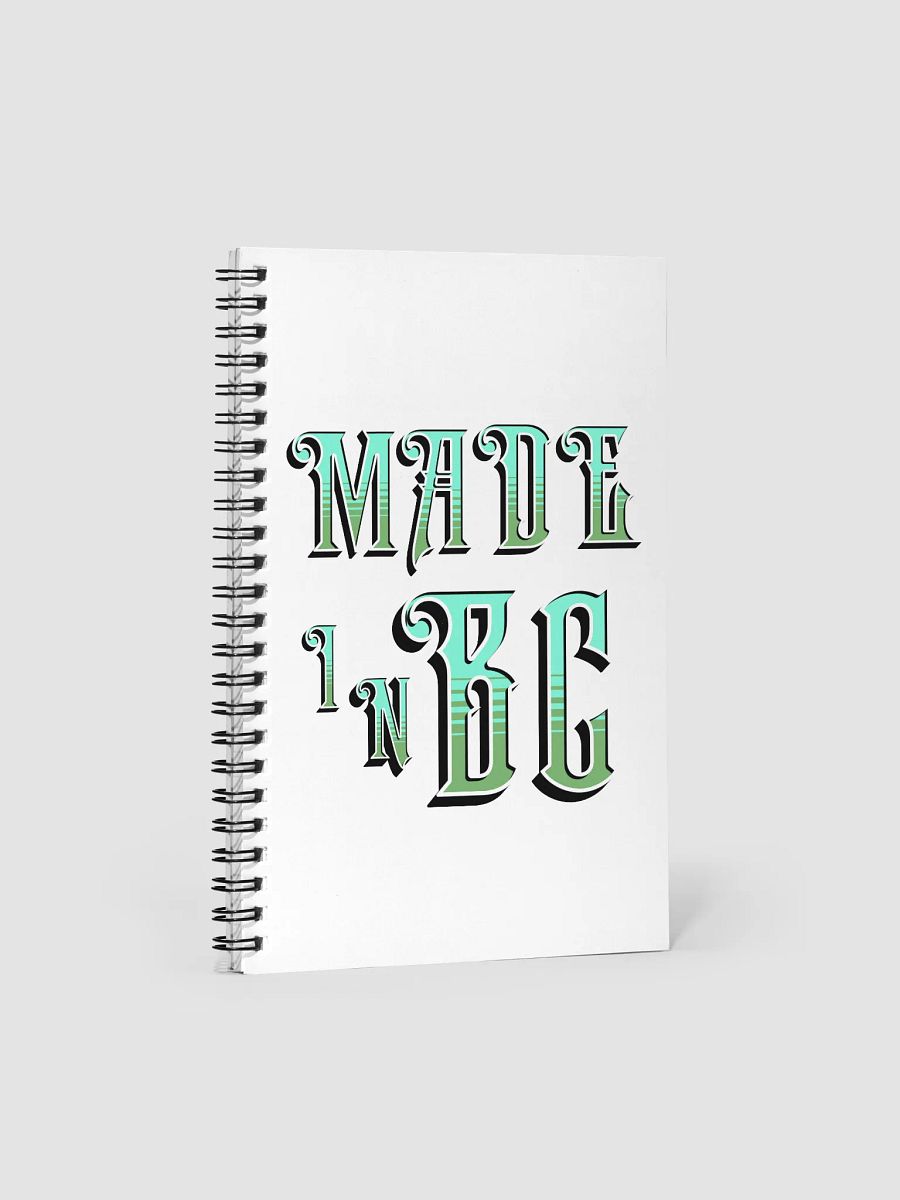 Made In BC British Colombia Ornate Spiral Notebook product image (2)