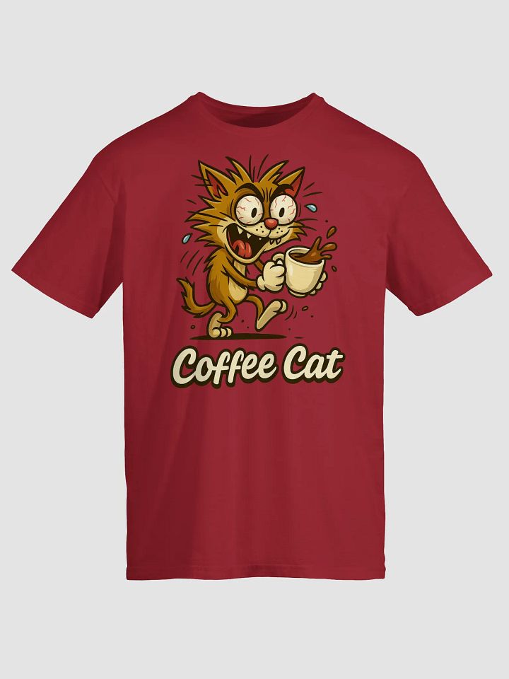 Hyper Coffee Cat T-Shirt product image (1)