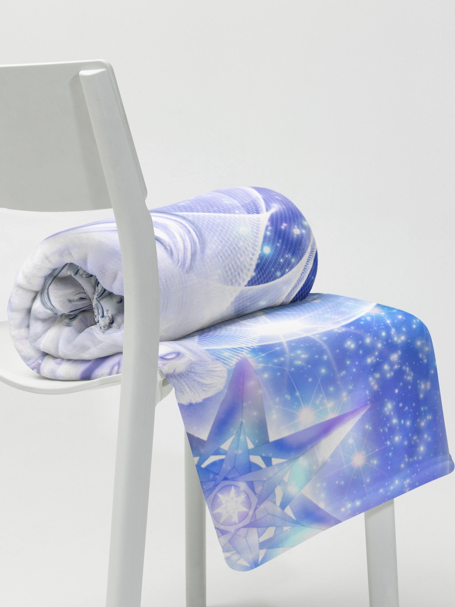 Pleiades Star Angel Light-Tech Fleece Blanket product image (7)