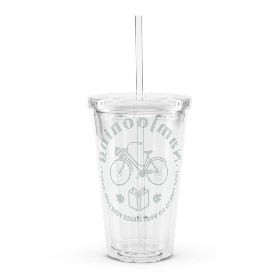 Namjooning Sticker Double Wall Clear Plastic Tumbler product image (2)